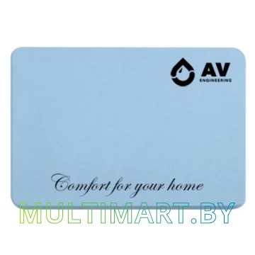 Коврик для ванной AV Engineering AVEDM4060BL 60x40 (голубой)